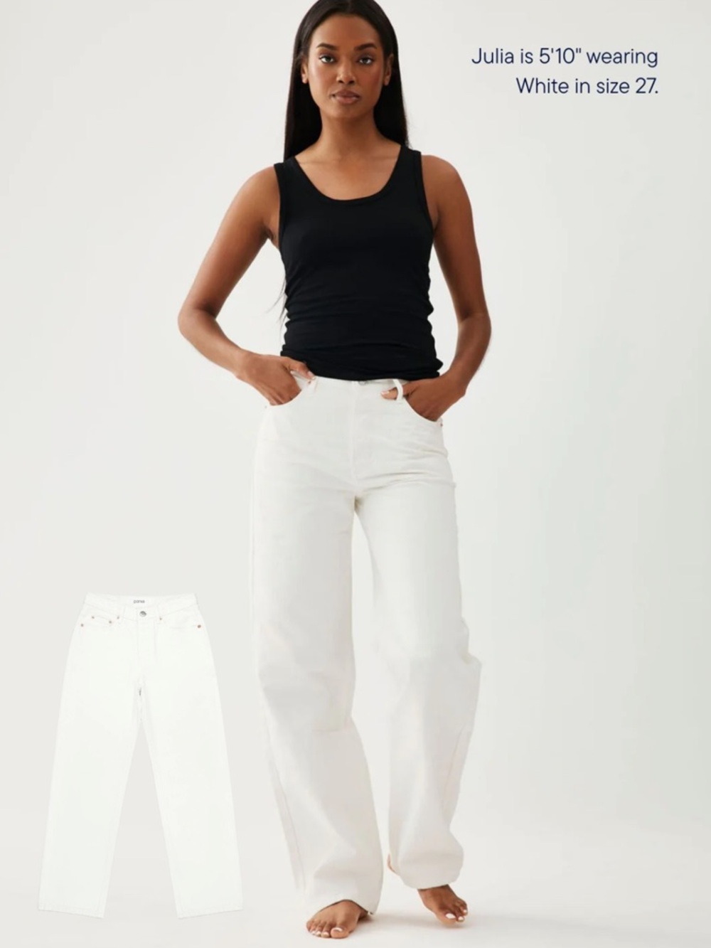 Classic Straight Jeans White